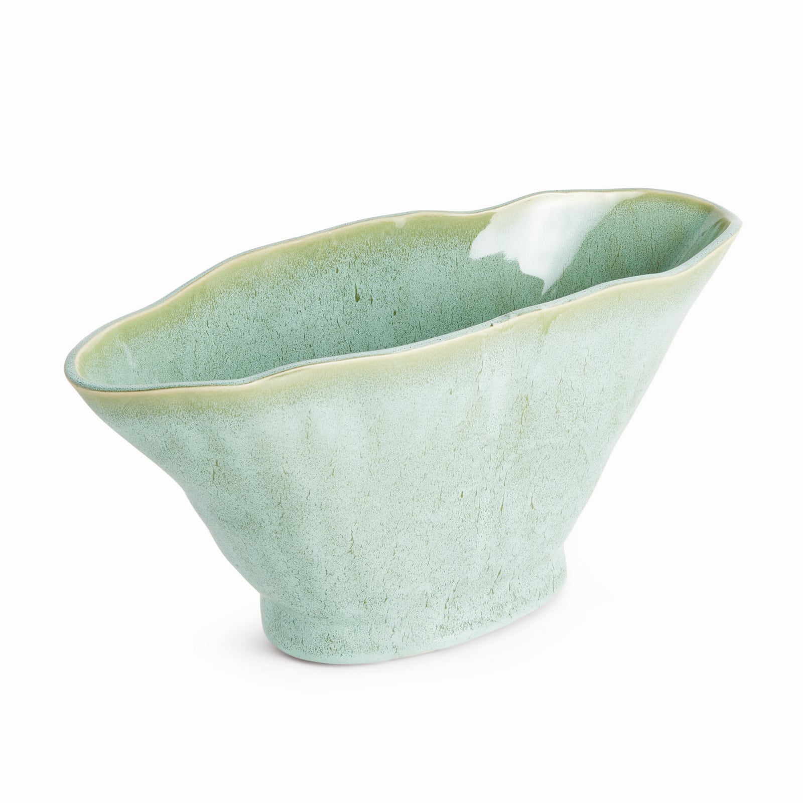 MADARA OVAL VASE LARGE - Green