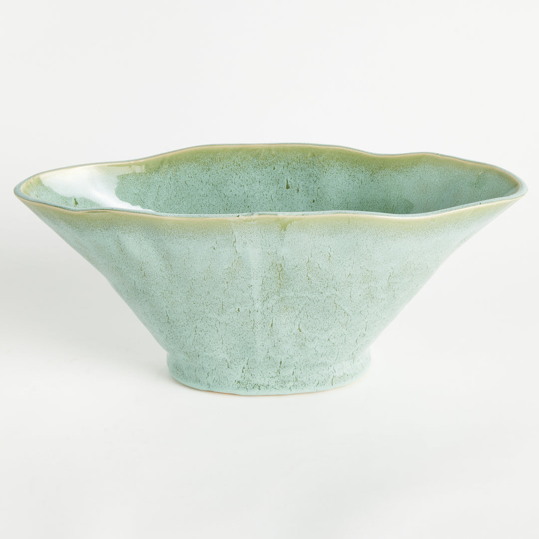 MADARA OVAL VASE LARGE - Green