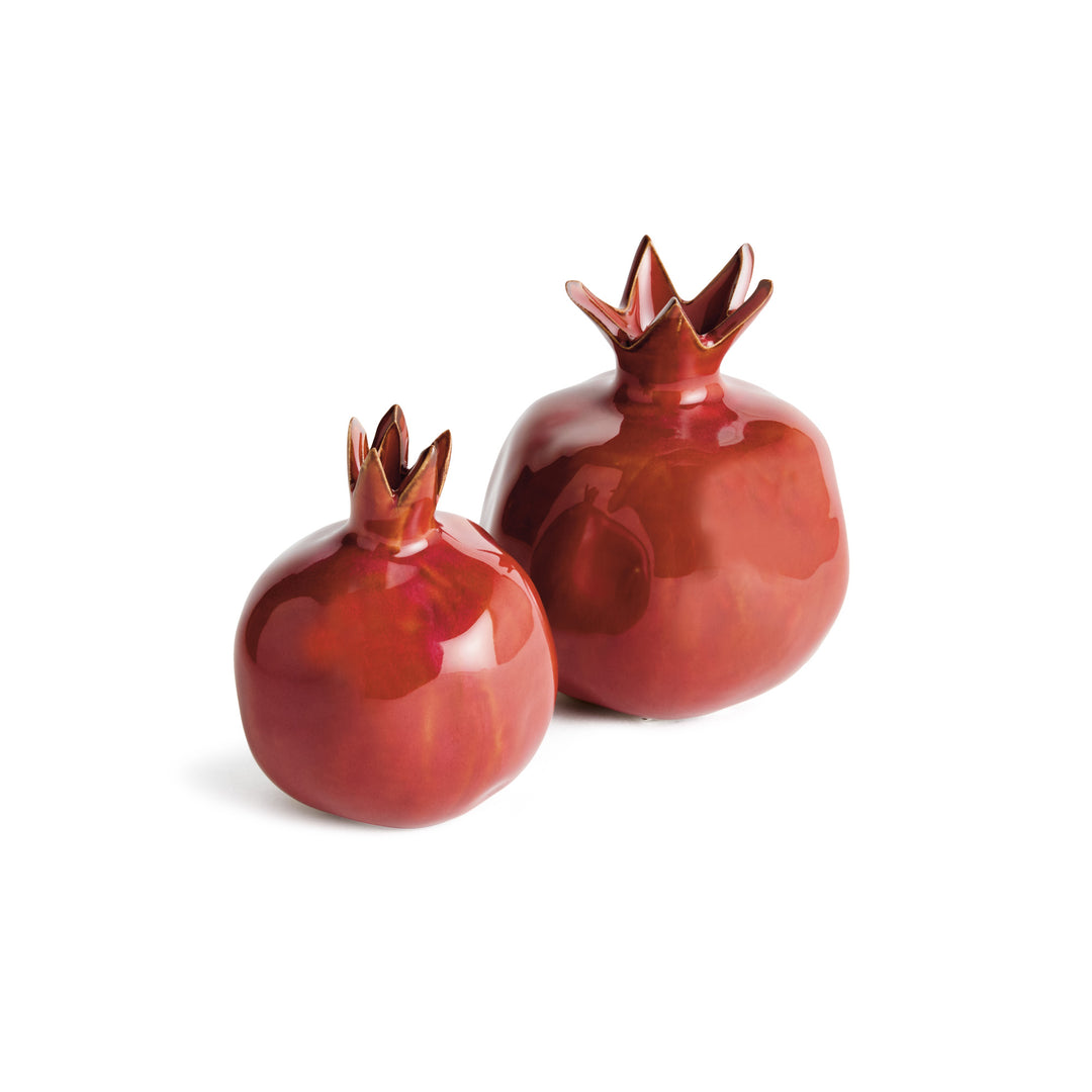 POMEGRANATE BUD VASES ST/2 - Burgundy