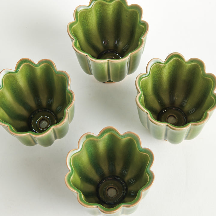 FREYA MINI POTS, SET OF 4 - Gray