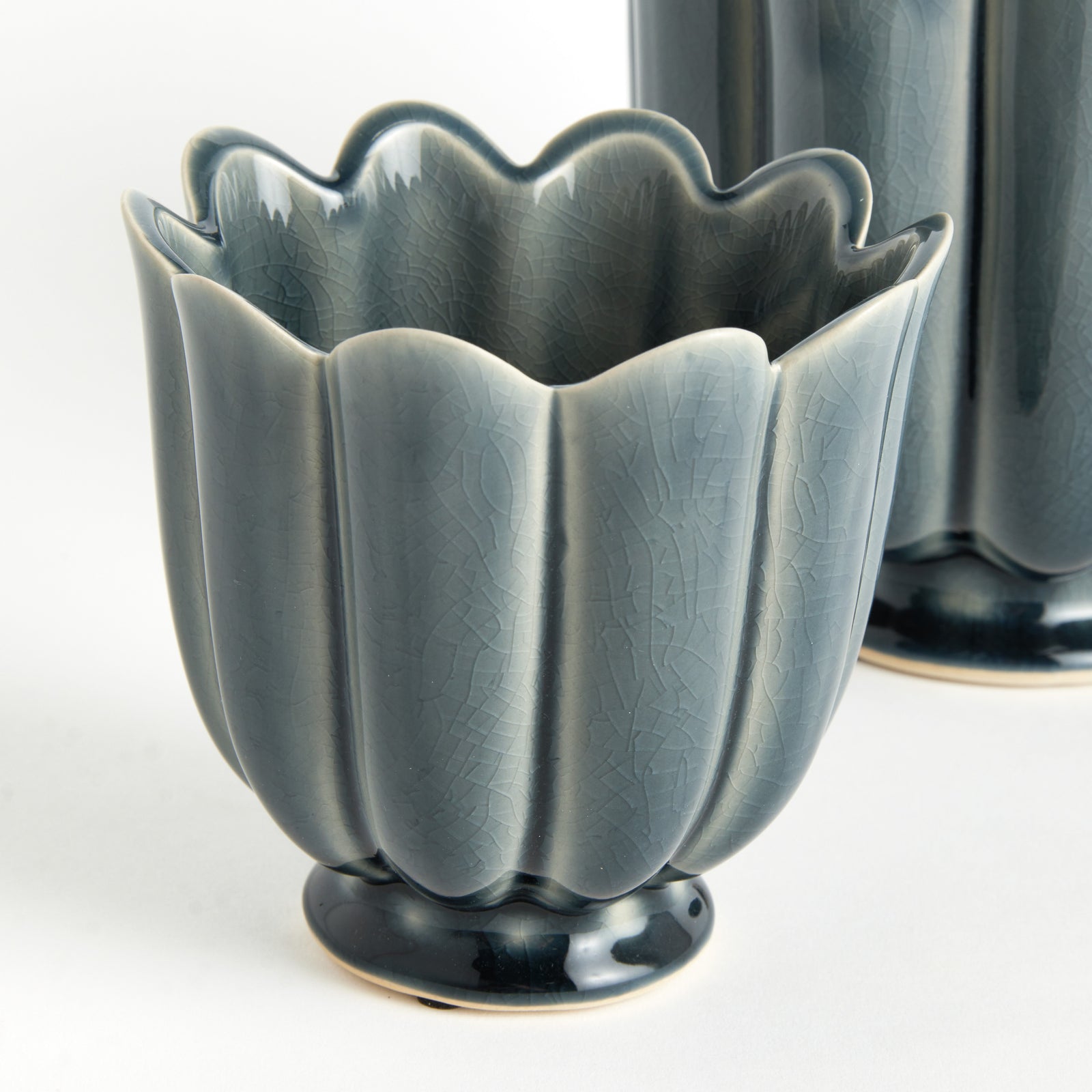 FREYA POTS, SET OF 2 - Teal