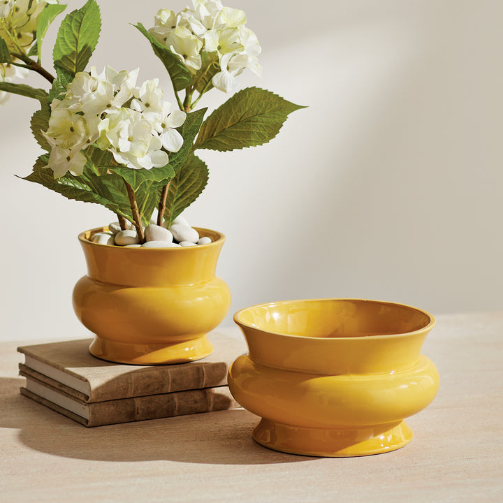 CORA POT - Yellow