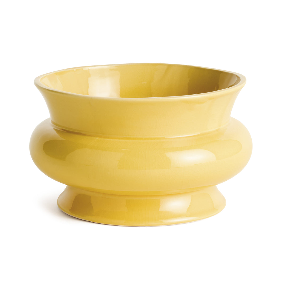 CORA WIDE POT - Yellow