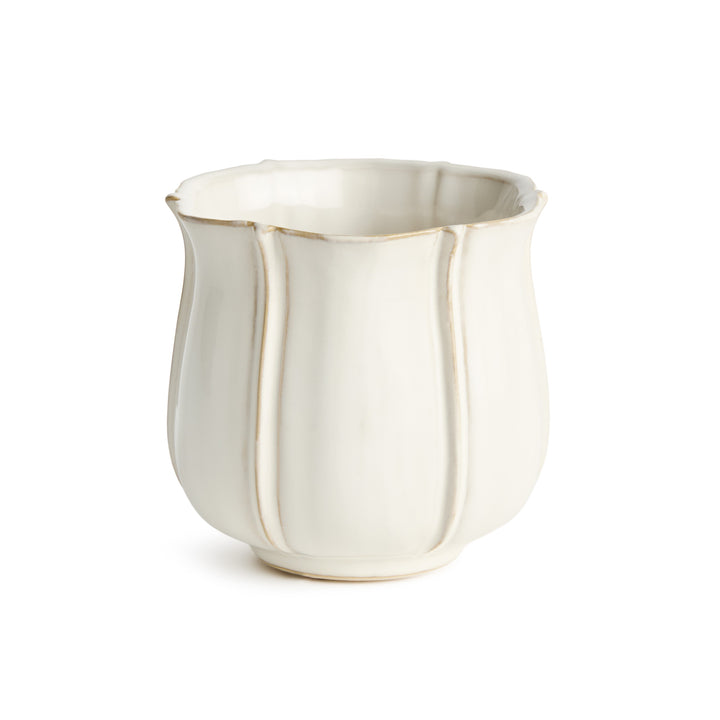 ALLISON POT SMALL - White