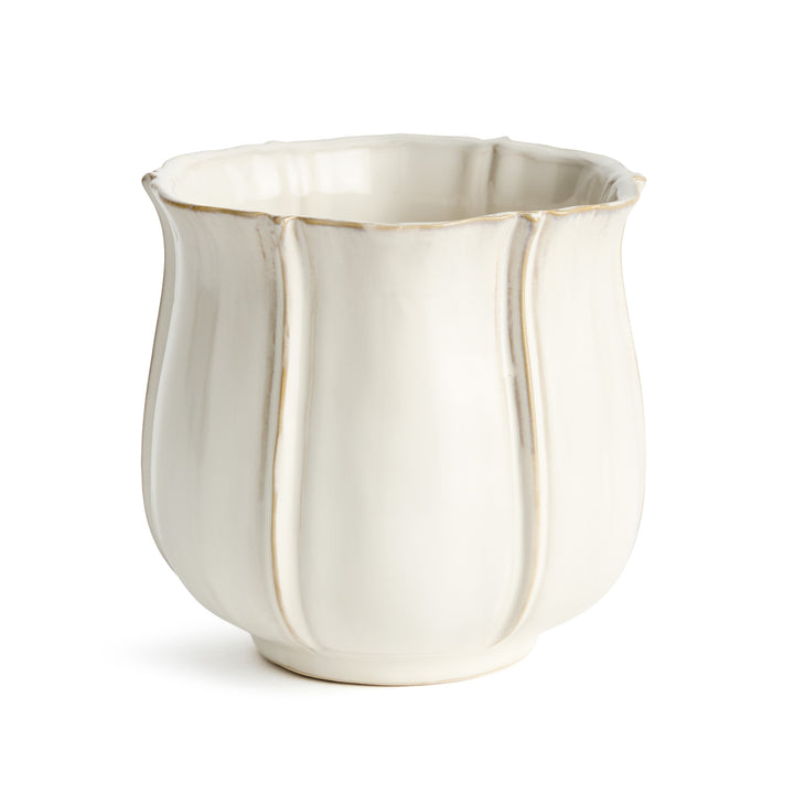 ALLISON POT LARGE - White