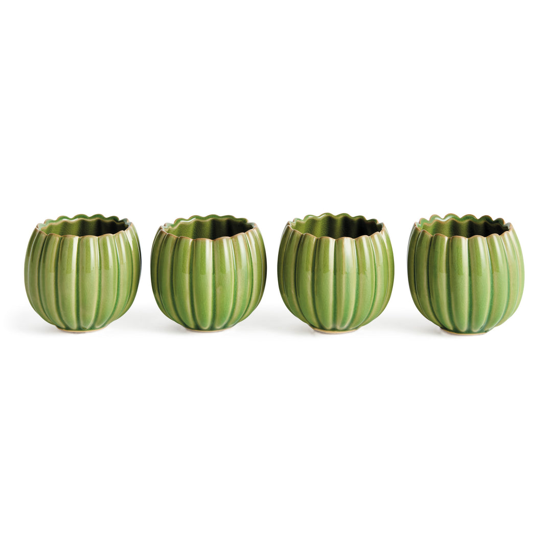 LEANNA MINI POTS ST/4 - Green