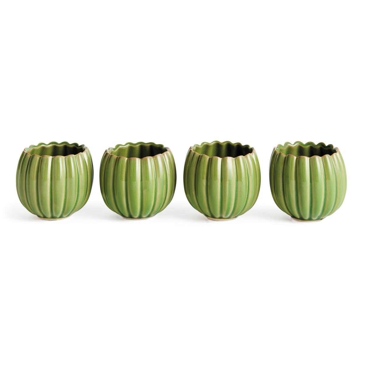 LEANNA MINI POTS ST/4 - Green