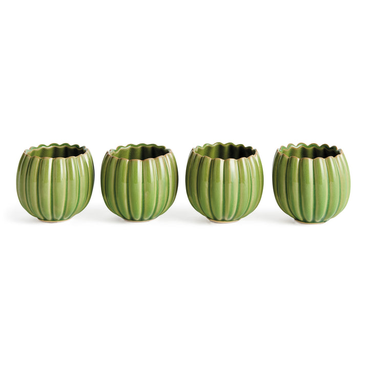 LEANNA MINI POTS ST/4 - Green
