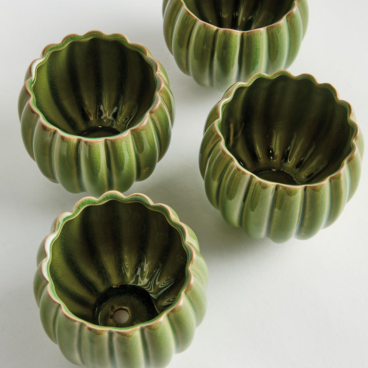 LEANNA MINI POTS ST/4 - Green