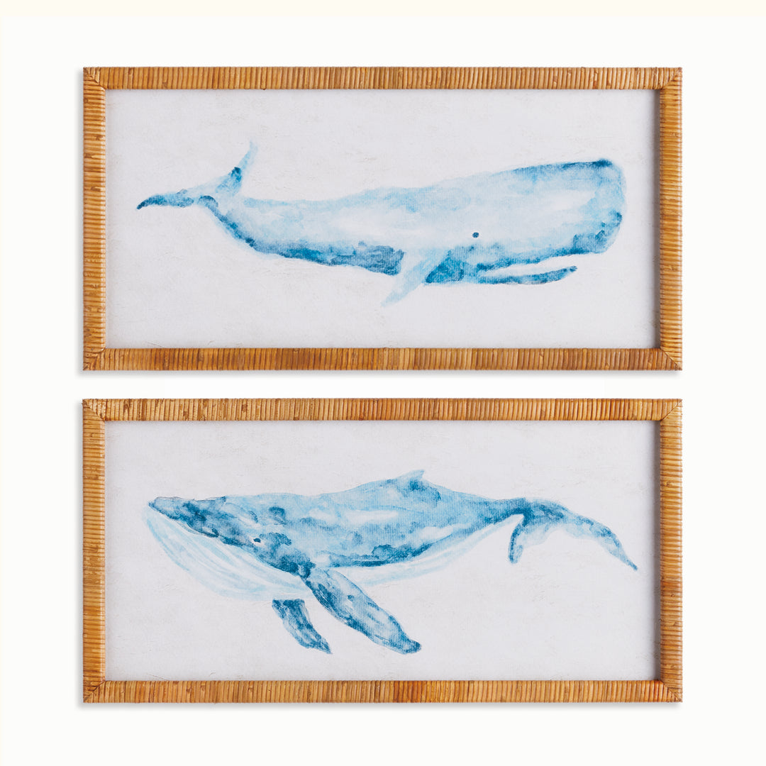 WHALE OF A PAIR PRINTS, SET OF 2
