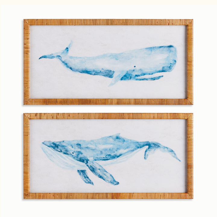 WHALE OF A PAIR PRINTS, SET OF 2