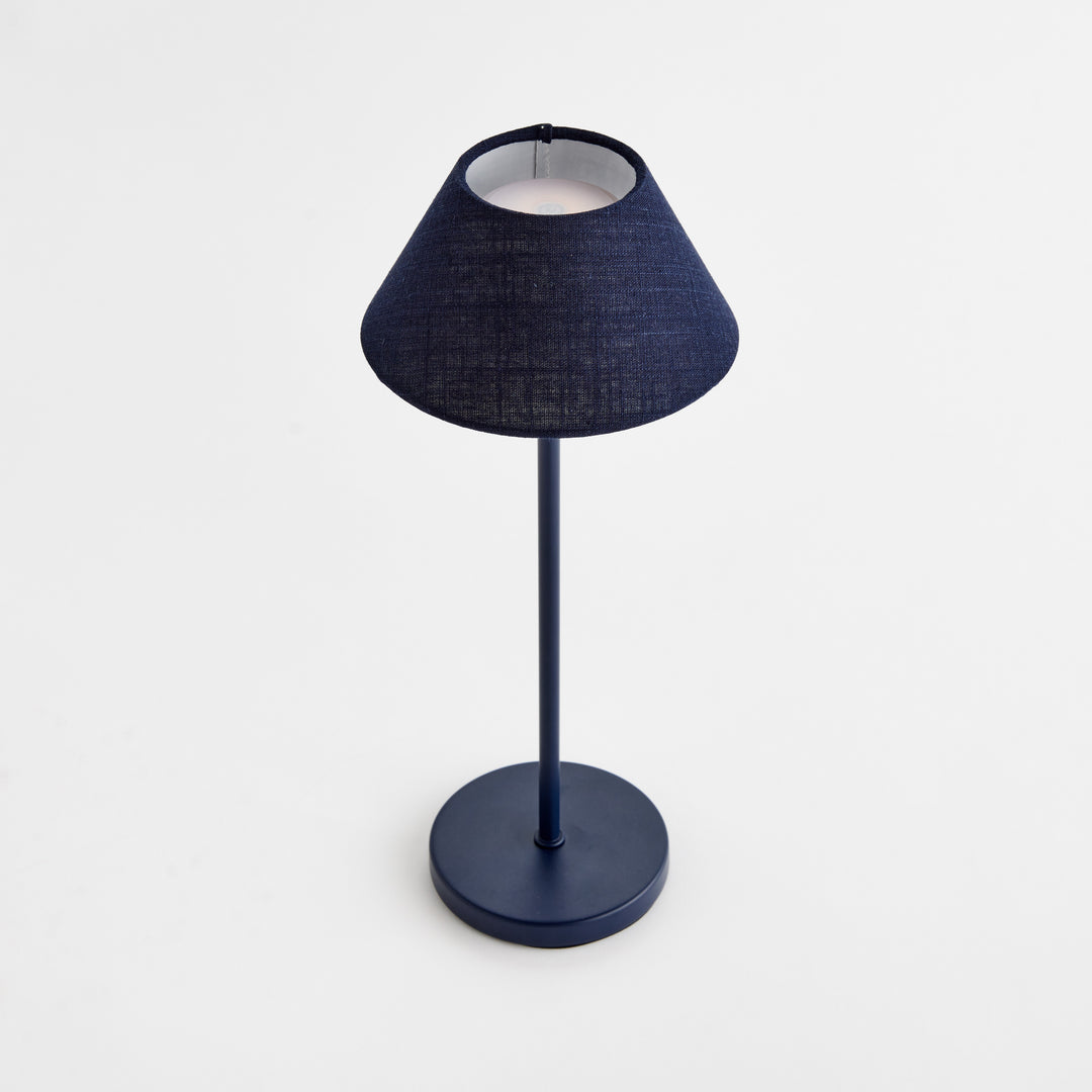 ALLUNA CORDLESS LED LAMP 14" - Navy