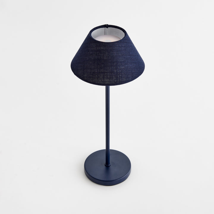 ALLUNA CORDLESS LED LAMP 14" - Navy