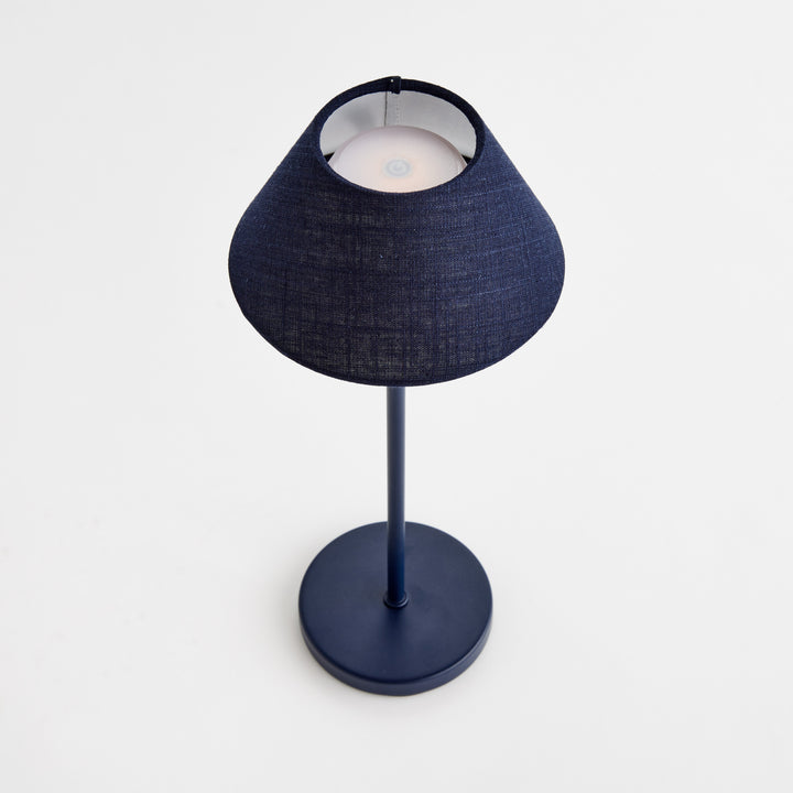 ALLUNA CORDLESS LED LAMP 14" - Navy