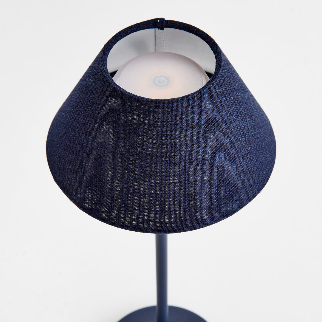 ALLUNA CORDLESS LED LAMP 14" - Navy