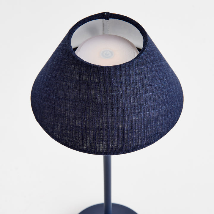 ALLUNA CORDLESS LED LAMP 14" - Navy