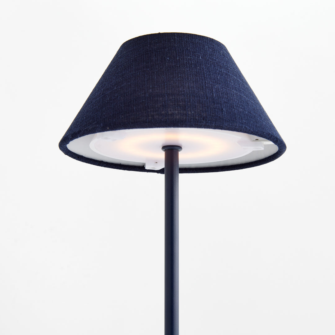 ALLUNA CORDLESS LED LAMP 14" - Navy