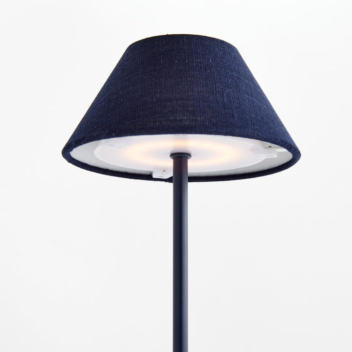 ALLUNA CORDLESS LED LAMP 14" - Navy