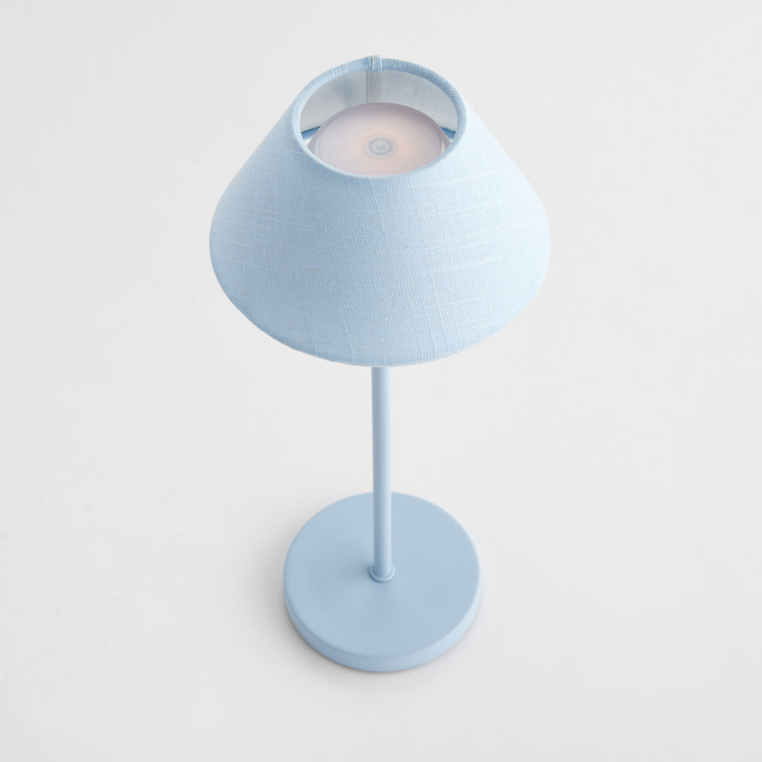 ALLUNA CORDLESS LED LAMP 14" - Light Blue