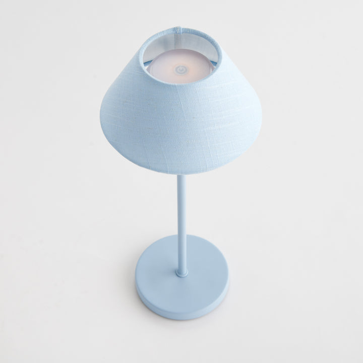 ALLUNA CORDLESS LED LAMP 14" - Light Blue
