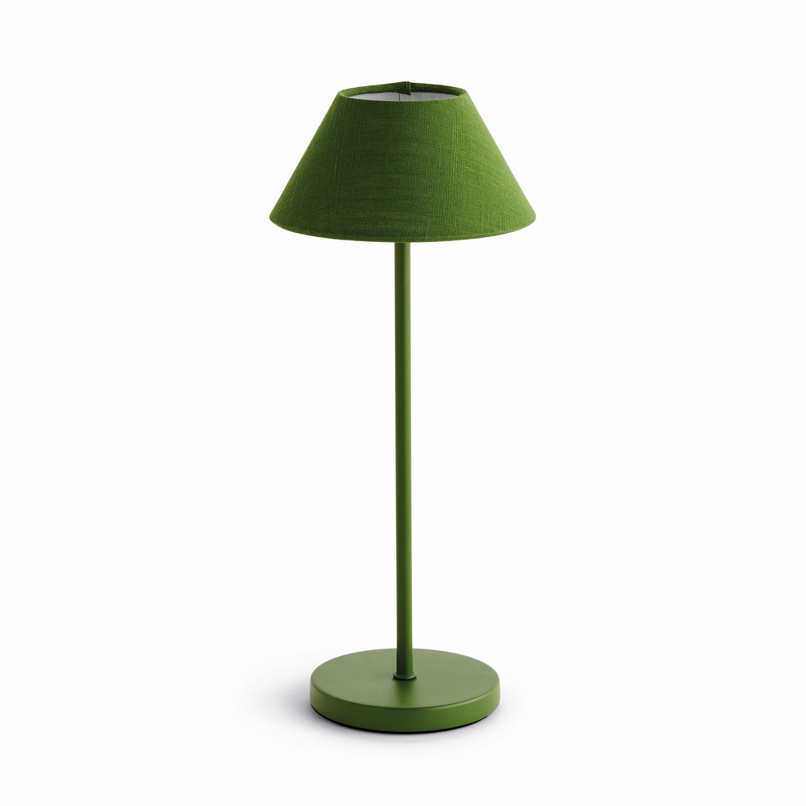 ALLUNA CORDLESS LED LAMP 14" - Dark Green