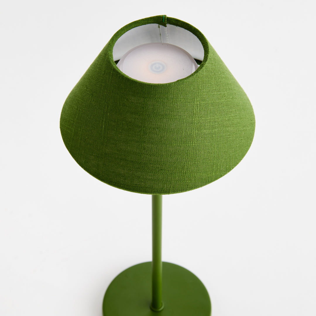 ALLUNA CORDLESS LED LAMP 14" - Dark Green