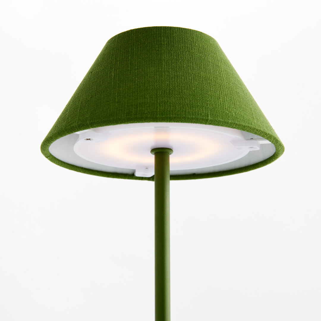 ALLUNA CORDLESS LED LAMP 14" - Dark Green