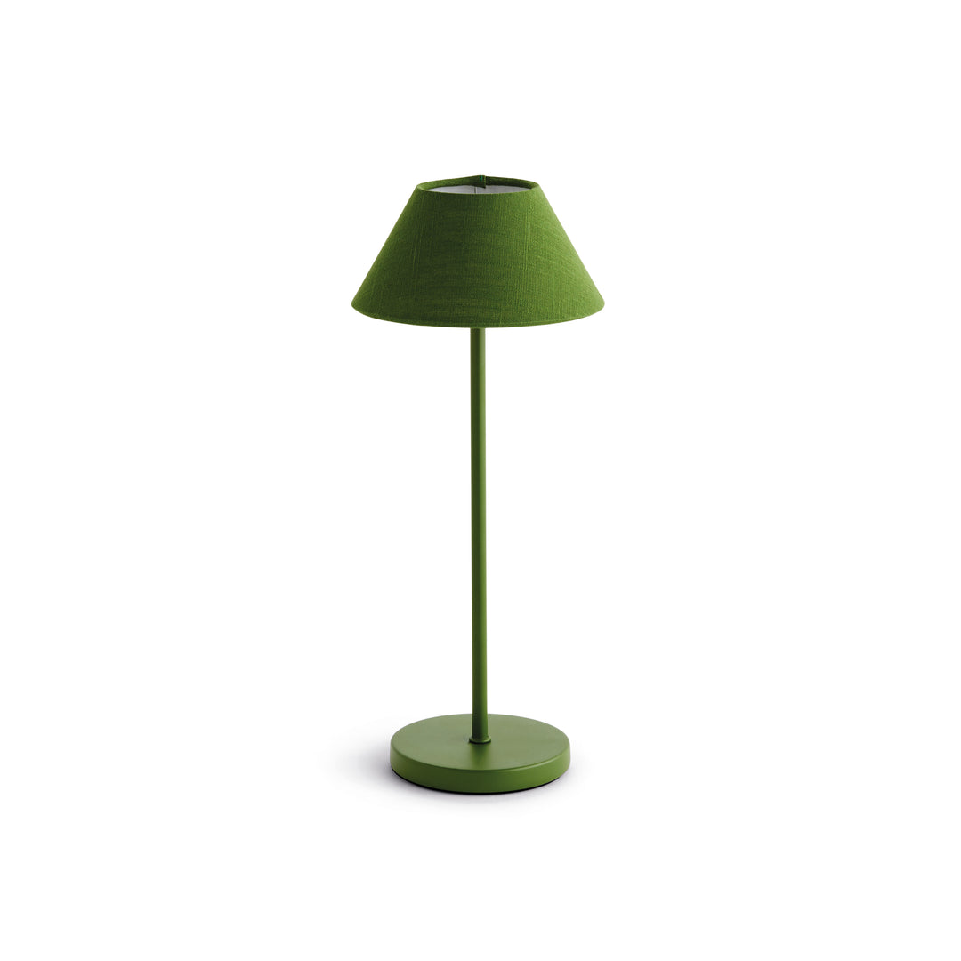ALLUNA CORDLESS LED LAMP 14" - Dark Green