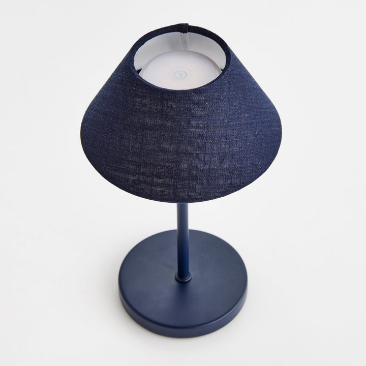 ALLUNA CORDLESS LED LAMP 10" - Navy