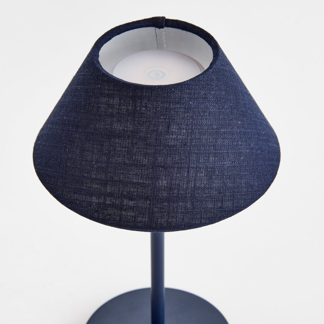 ALLUNA CORDLESS LED LAMP 10" - Navy