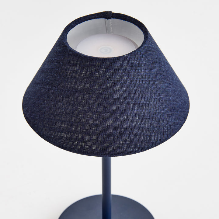 ALLUNA CORDLESS LED LAMP 10" - Navy