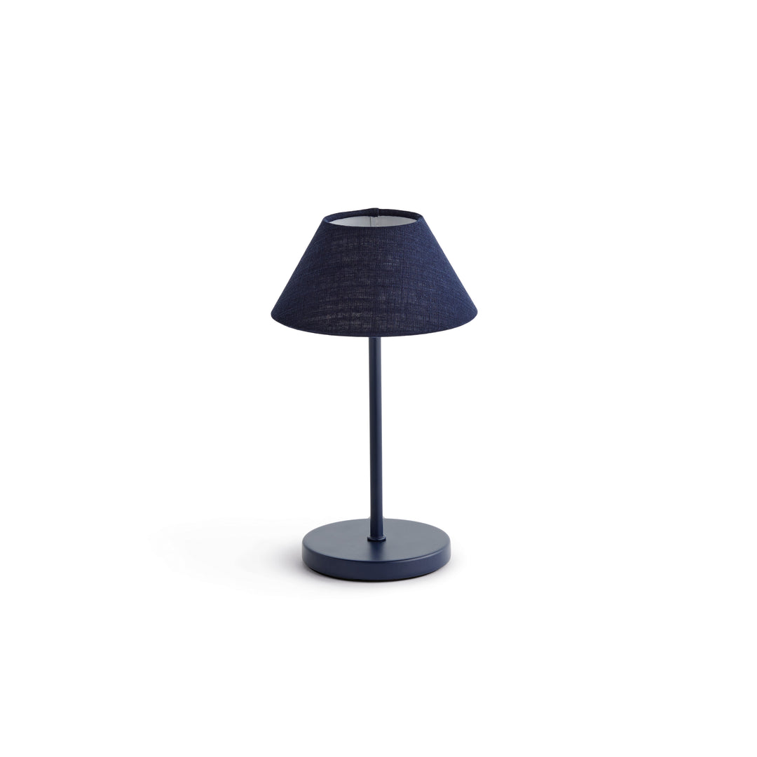 ALLUNA CORDLESS LED LAMP 10" - Navy