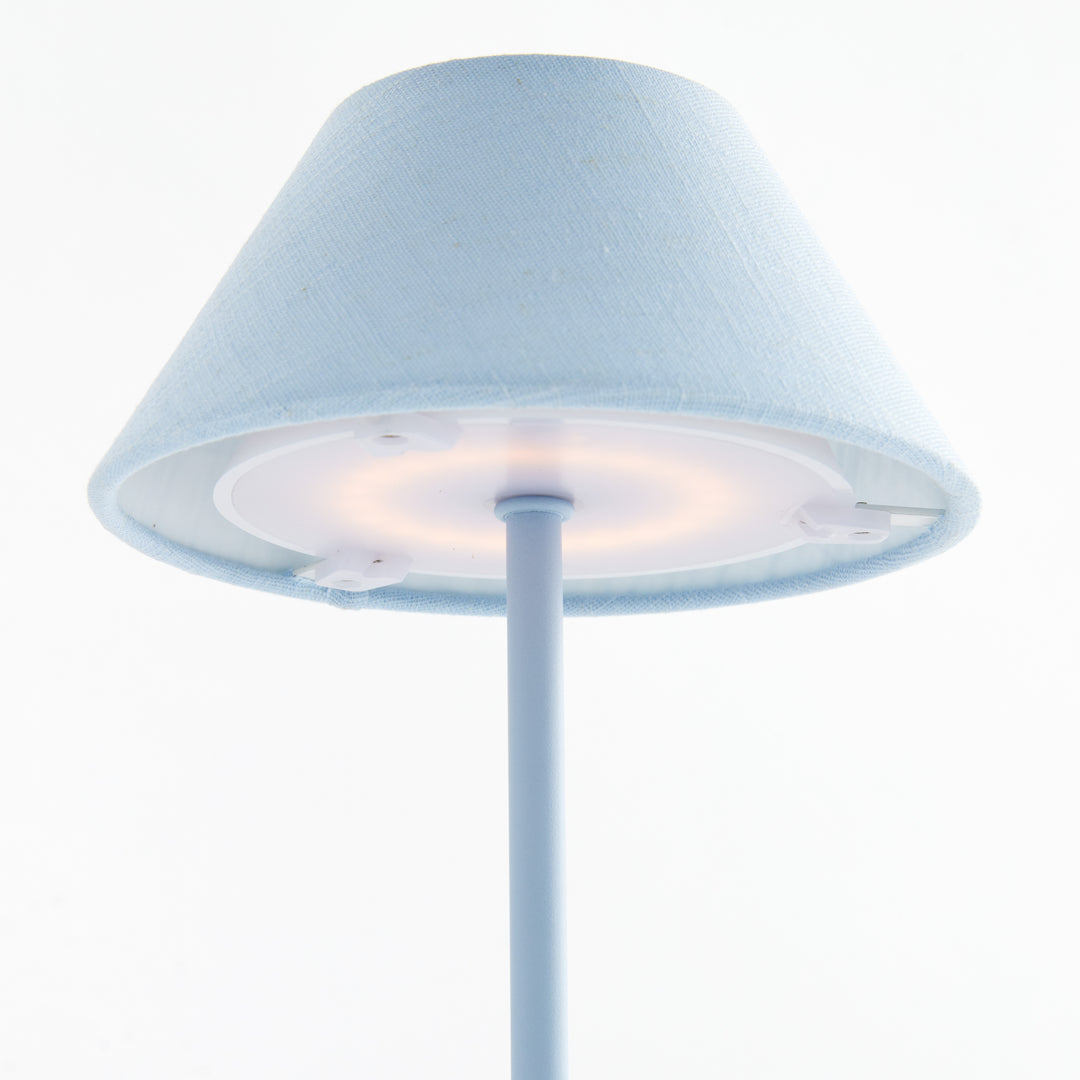 ALLUNA CORDLESS LED LAMP 10" - Light Blue