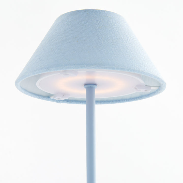 ALLUNA CORDLESS LED LAMP 10" - Light Blue
