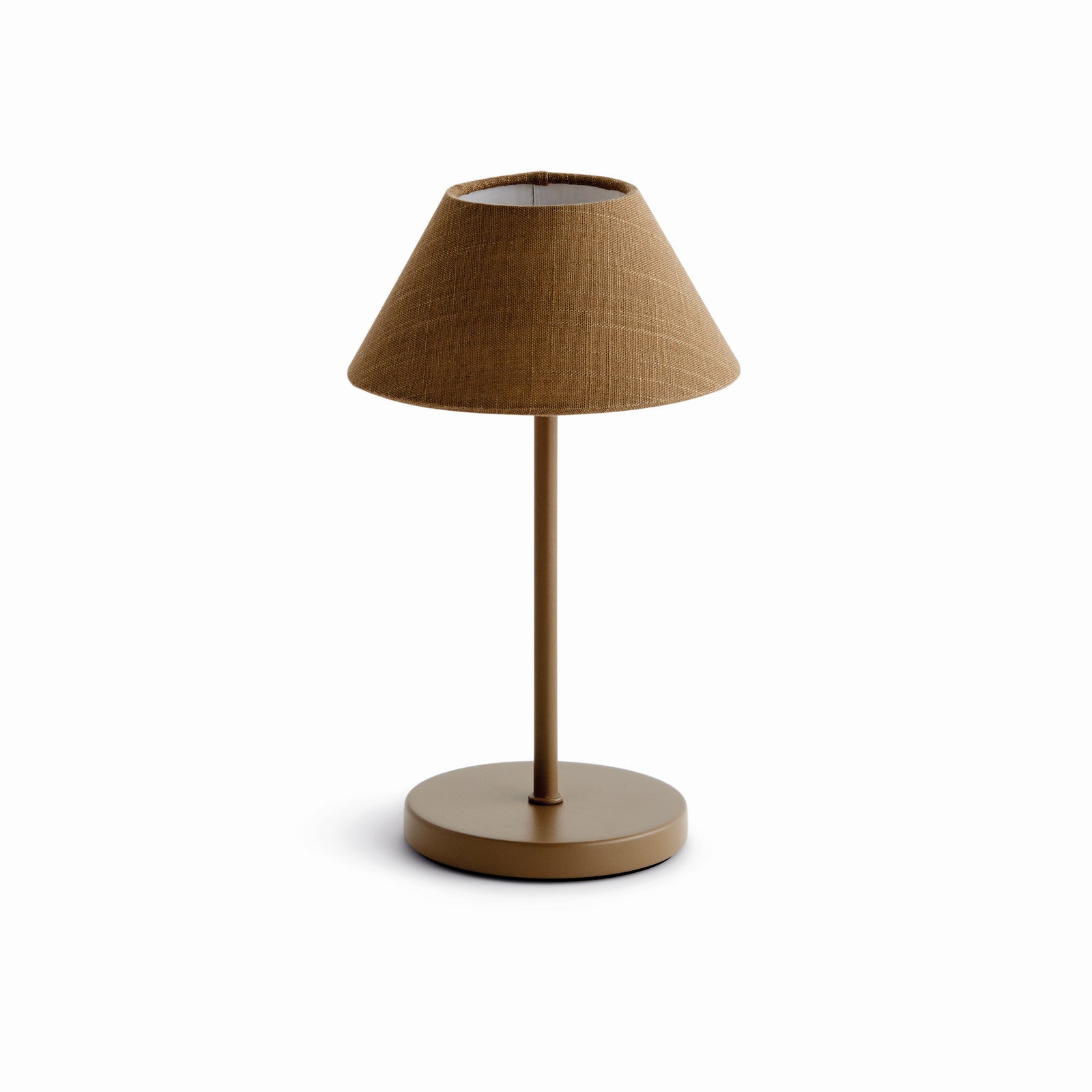 ALLUNA CORDLESS LED LAMP 10" - Brown