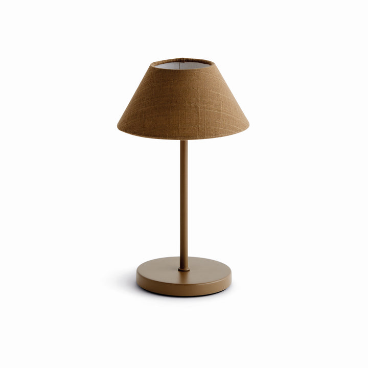 ALLUNA CORDLESS LED LAMP 10" - Brown