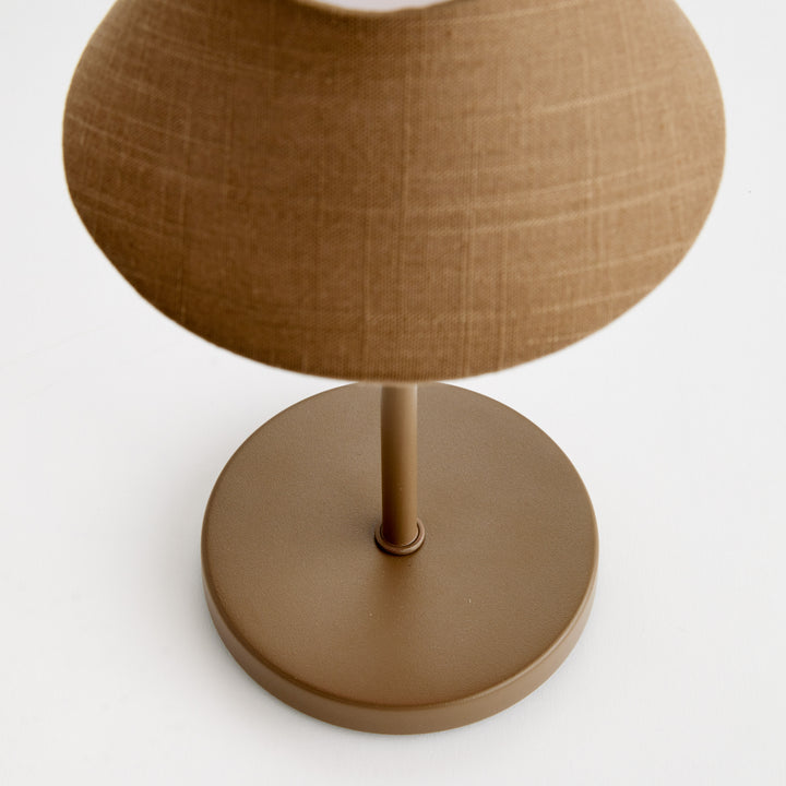 ALLUNA CORDLESS LED LAMP 10" - Brown