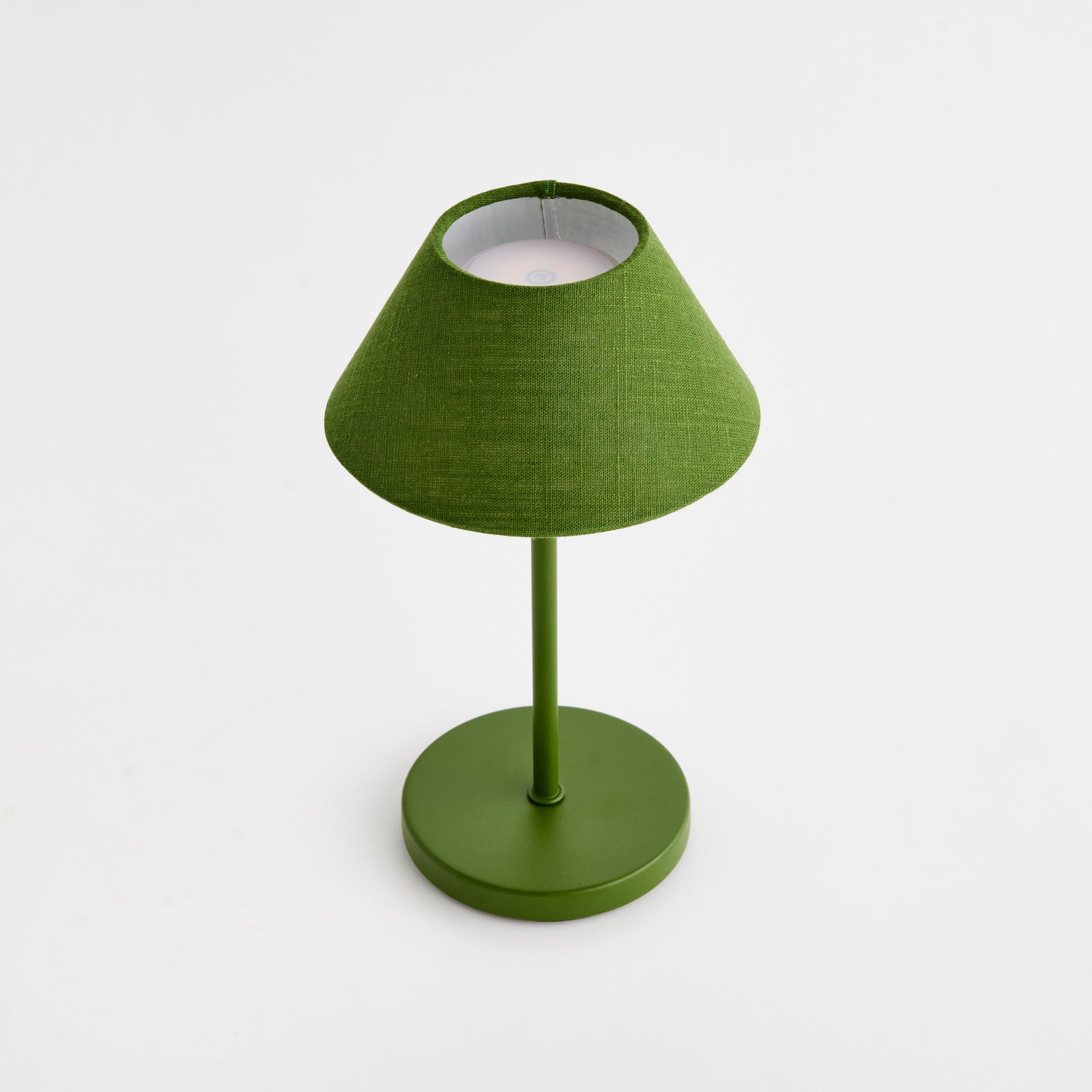 ALLUNA CORDLESS LED LAMP 10" - Dark Green