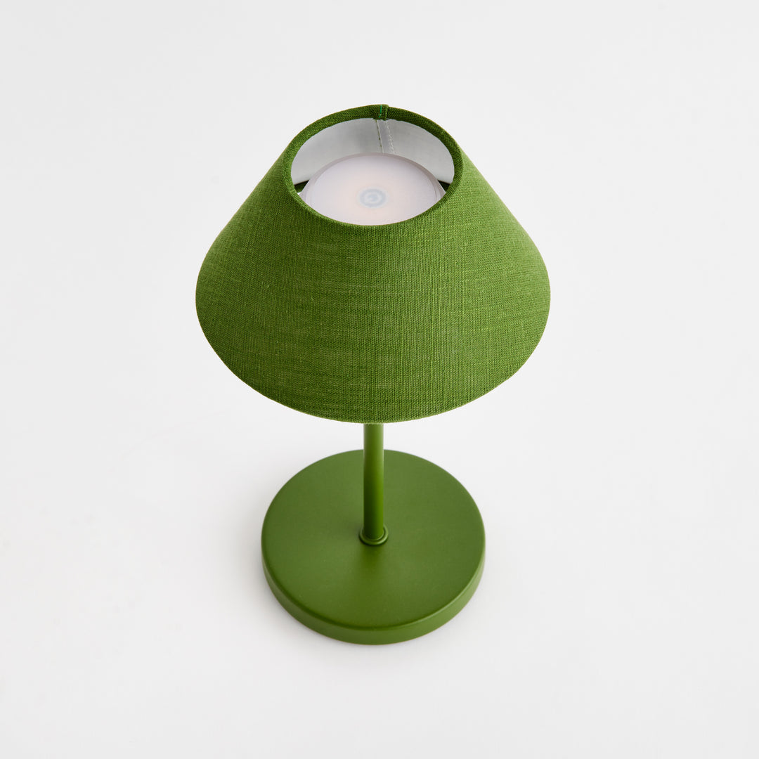 ALLUNA CORDLESS LED LAMP 10" - Dark Green