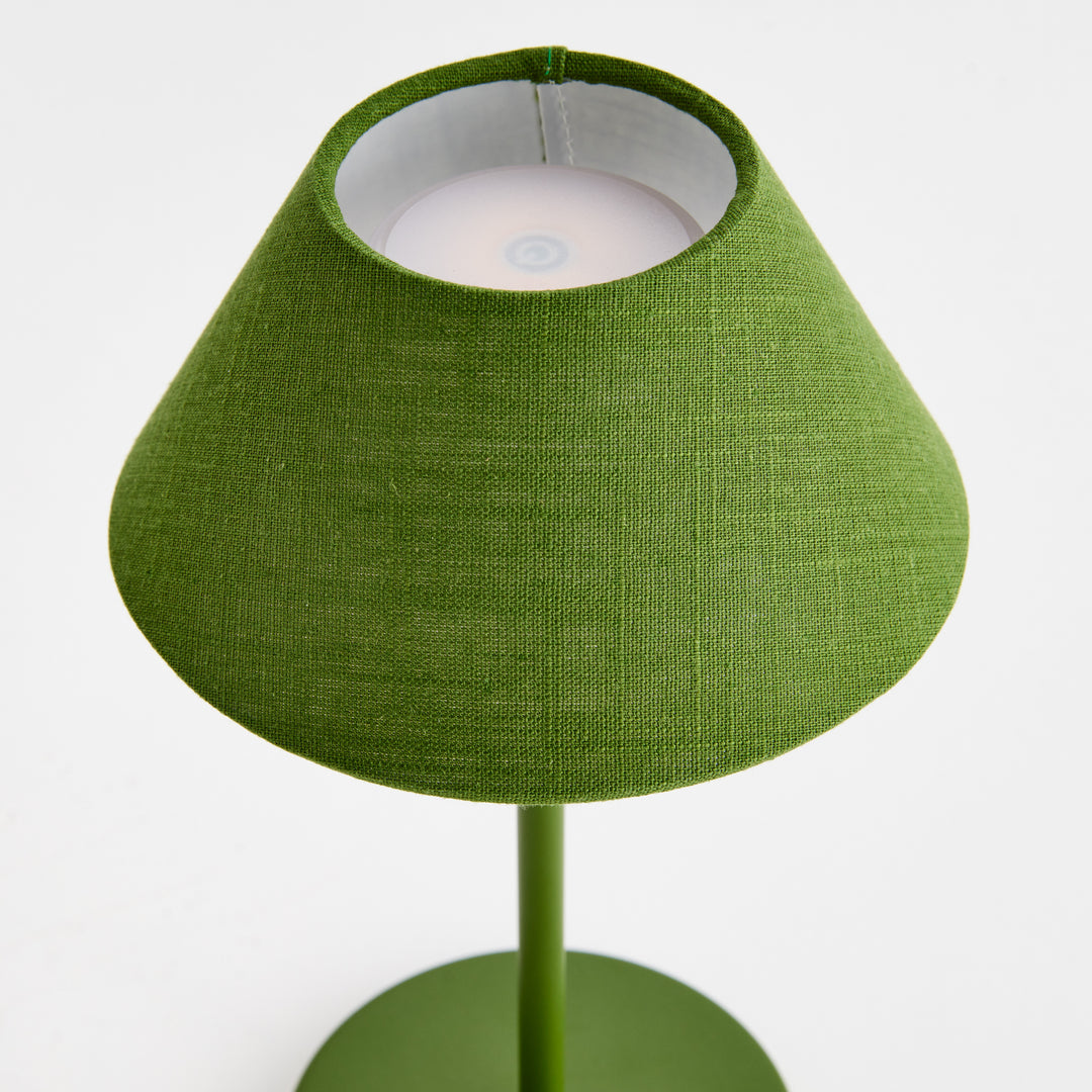 ALLUNA CORDLESS LED LAMP 10" - Dark Green