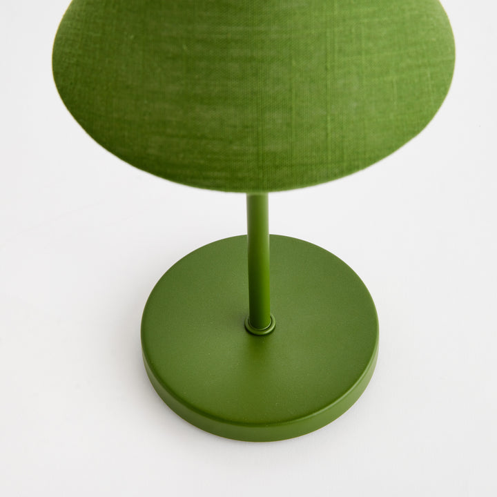 ALLUNA CORDLESS LED LAMP 10" - Dark Green