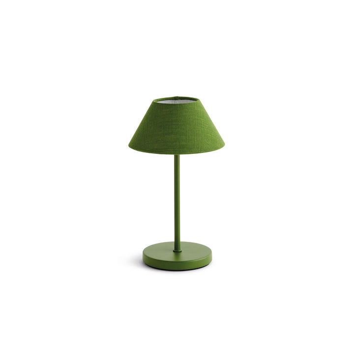 ALLUNA CORDLESS LED LAMP 10" - Dark Green