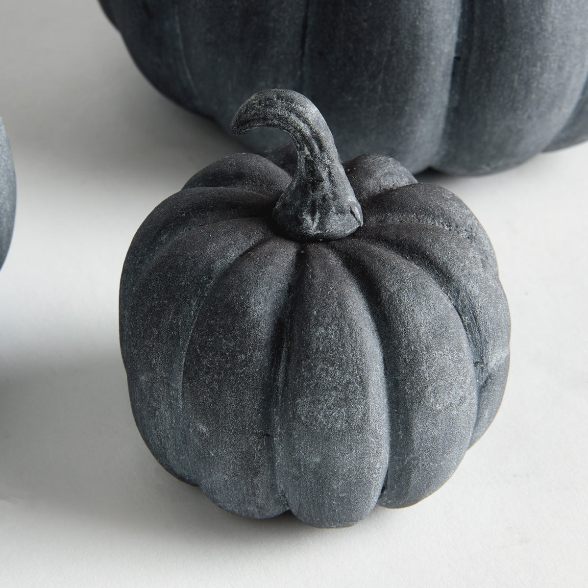 SCULPTED PUMPKINS ST/3 - Aged Zinc