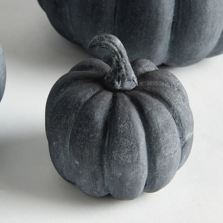 SCULPTED PUMPKINS ST/3 - Aged Zinc