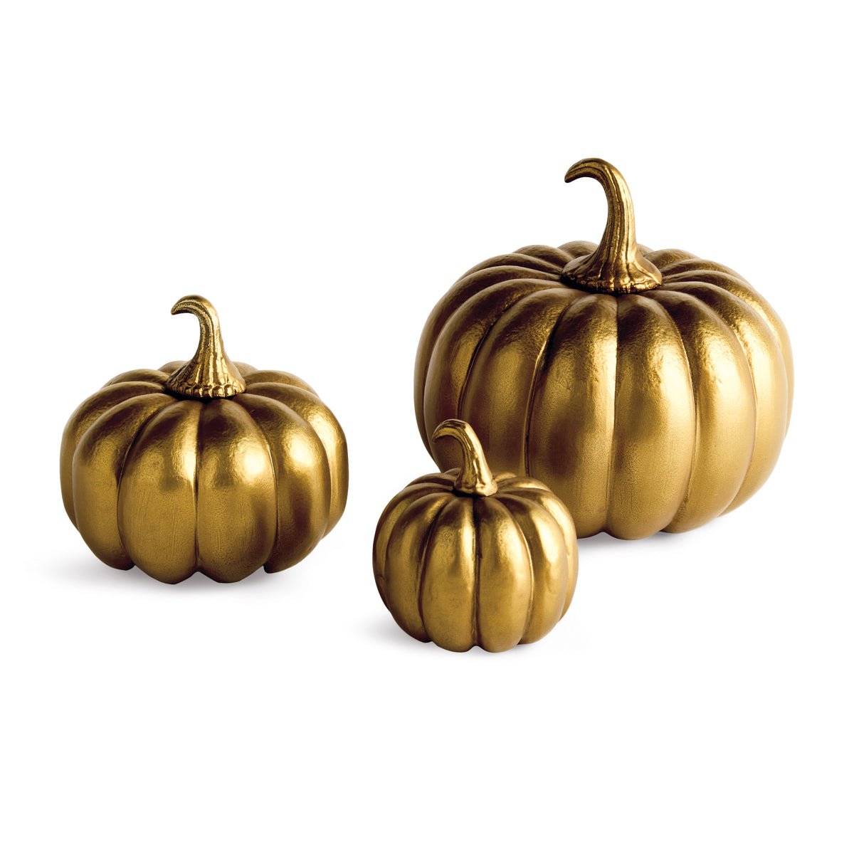 SCULPTED PUMPKINS ST/3 - Gold