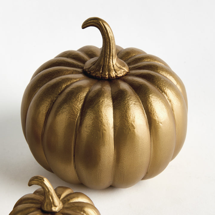 SCULPTED PUMPKINS ST/3 - Gold