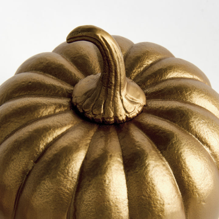SCULPTED PUMPKINS ST/3 - Gold