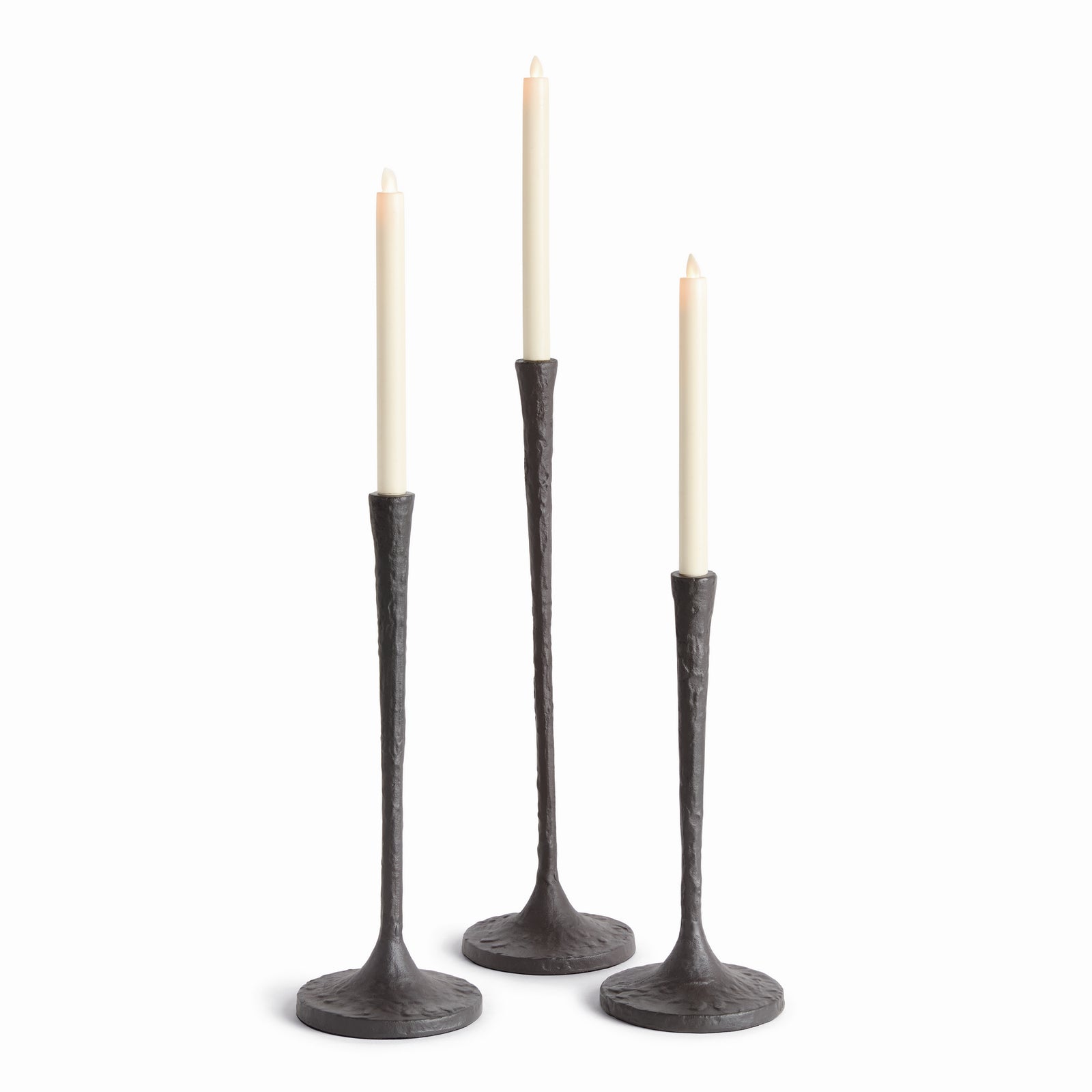 BURKE TAPER HOLDERS, SET OF 3 - Black Bronze