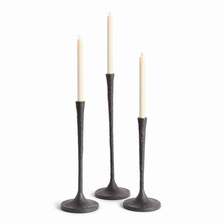 BURKE TAPER HOLDERS, SET OF 3 - Black Bronze