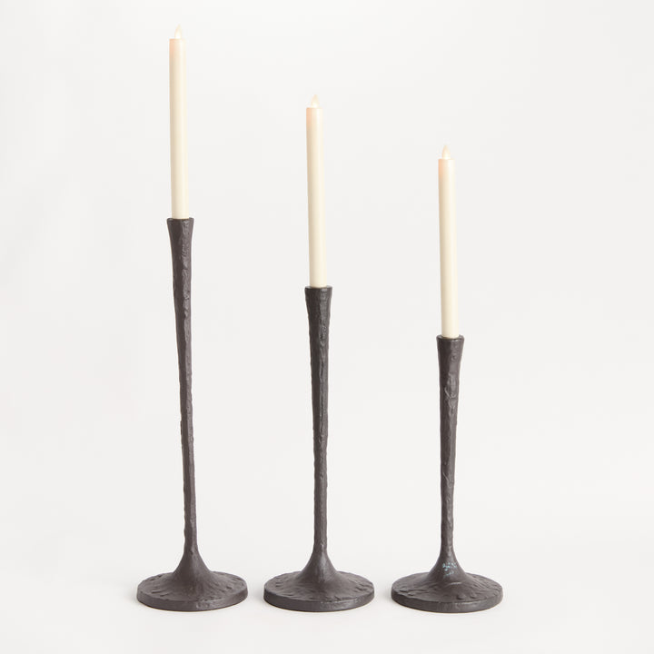 BURKE TAPER HOLDERS, SET OF 3 - Black Bronze
